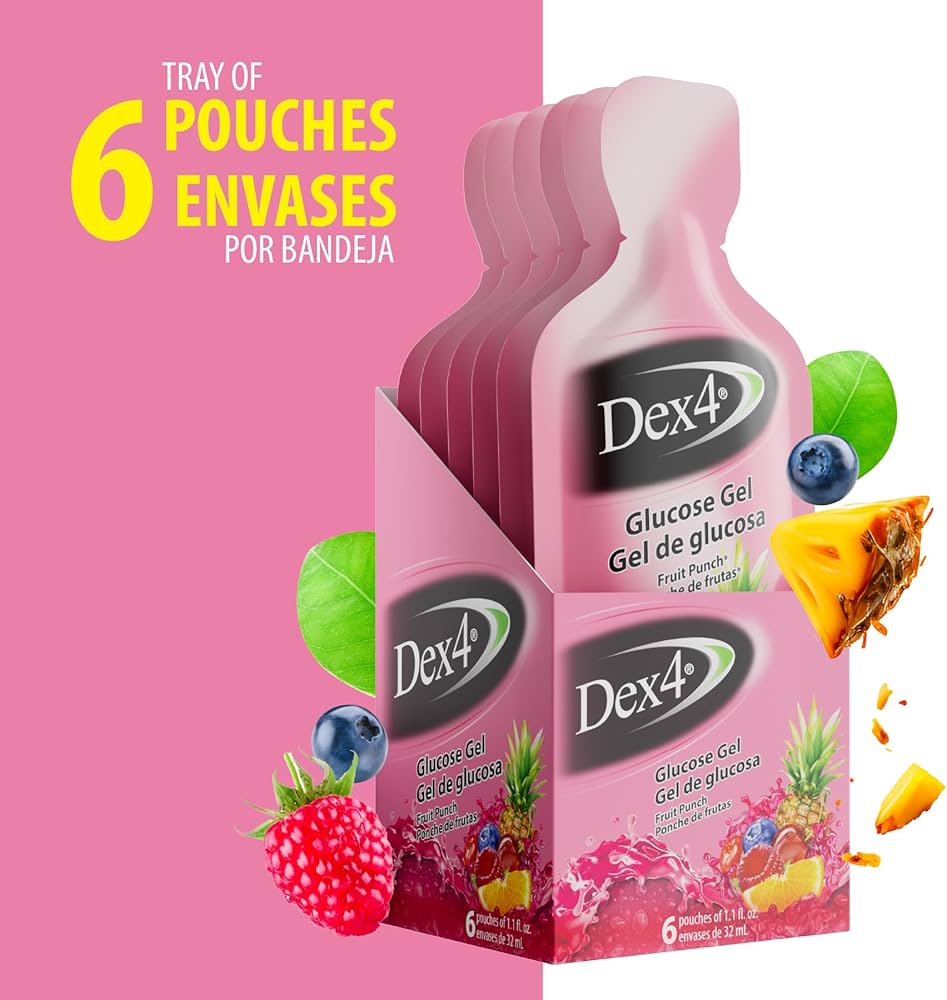 Amazon.com : Dex4 Glucose Gel Packs, 15g Fast-Acting Pre-Measured